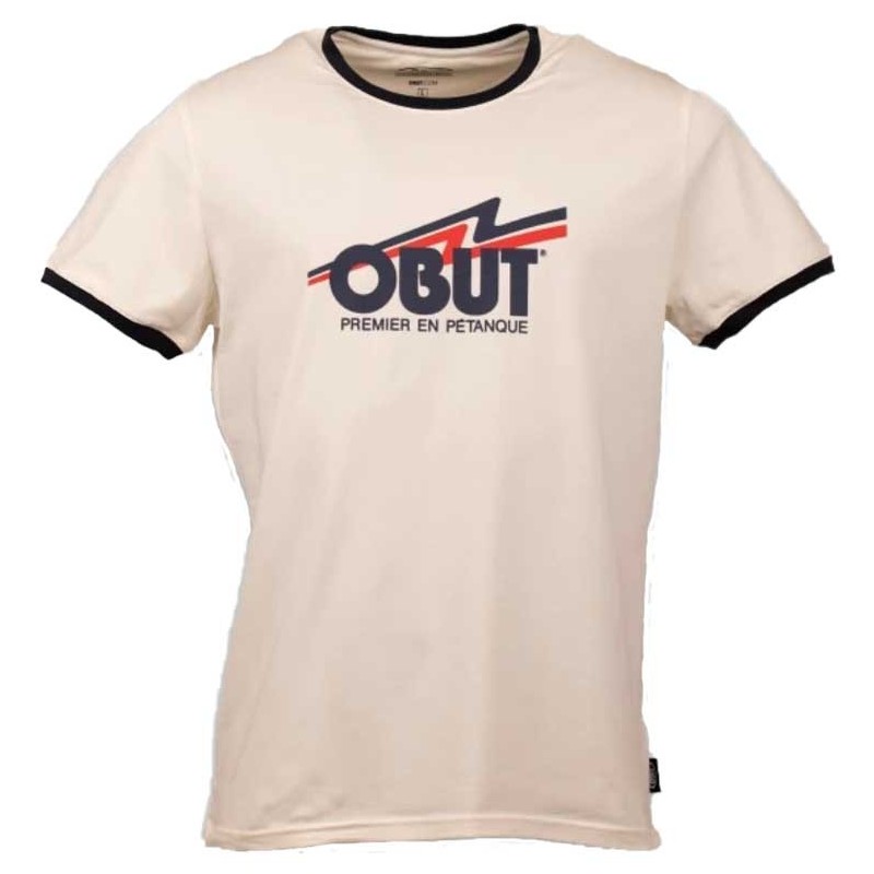 T-shirt MIXTE Blanc Retro OBUT