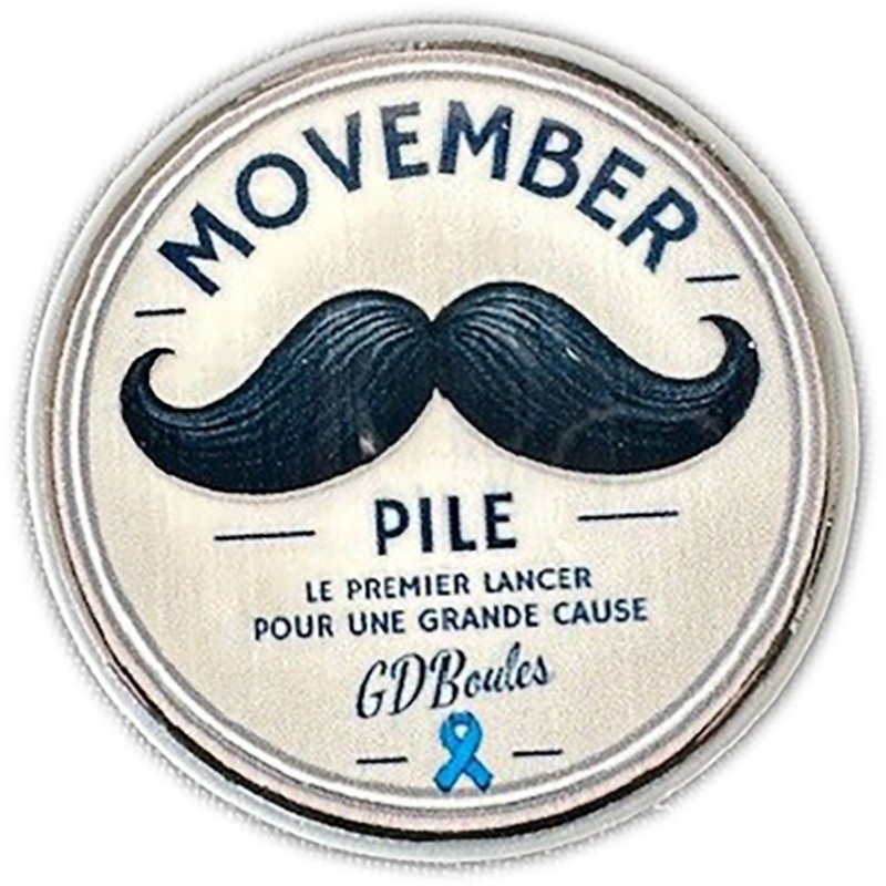 PILE ou FACE AIMANTE MOVEMBER