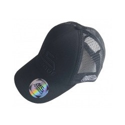 Casquette Noire Brodée Noire MS