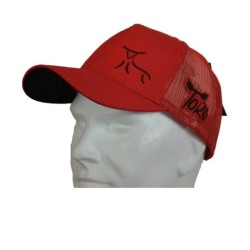 Casquette avec filet Rouge